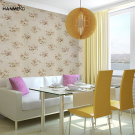 【Hanmero】純紙壁紙鄉村復古花紋臥室客廳電視背景歐式田園墻紙