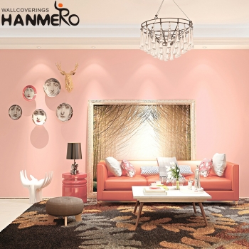 【Hanmero】北歐純色墻紙臥室簡約現(xiàn)代客廳長纖無紡布素色壁紙