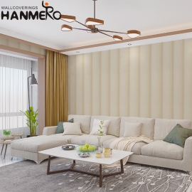 【Hanmero】無紡布素色壁紙豎條紋純色臥室客廳過道背景滿鋪墻紙