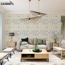 【Hanmero】中式現代客廳墻紙PVC簡約豎條紋臥室背景墻壁紙