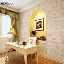 【Hanmero】歐式現代磚紋書房壁紙PVC臥室電視背景墻餐廳過道墻紙