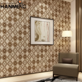 【Hanmero】PVC花窗格紋壁紙中式古典臥室客廳過道背景滿鋪墻紙