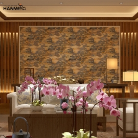 【Hanmero】明清古畫壁紙中式酒店包間書房PVC墻紙玄關背景墻壁紙