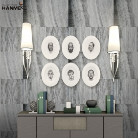 【Hanmero】簡約現代木紋墻紙北歐風臥室沙發電視墻餐廳PVC壁紙