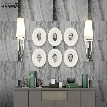 【Hanmero】簡約現代木紋墻紙北歐風臥室沙發電視墻餐廳PVC壁紙